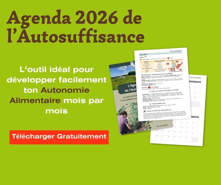 Agenda Autosuffisance 2026 mois par mois