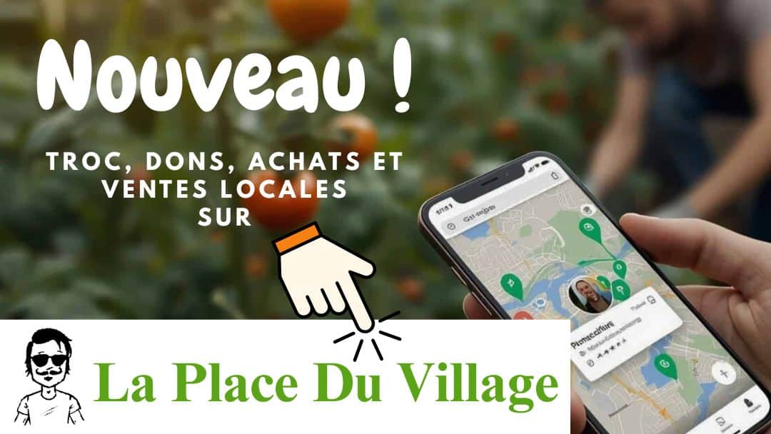 Troc, dons, achats, et ventes locales